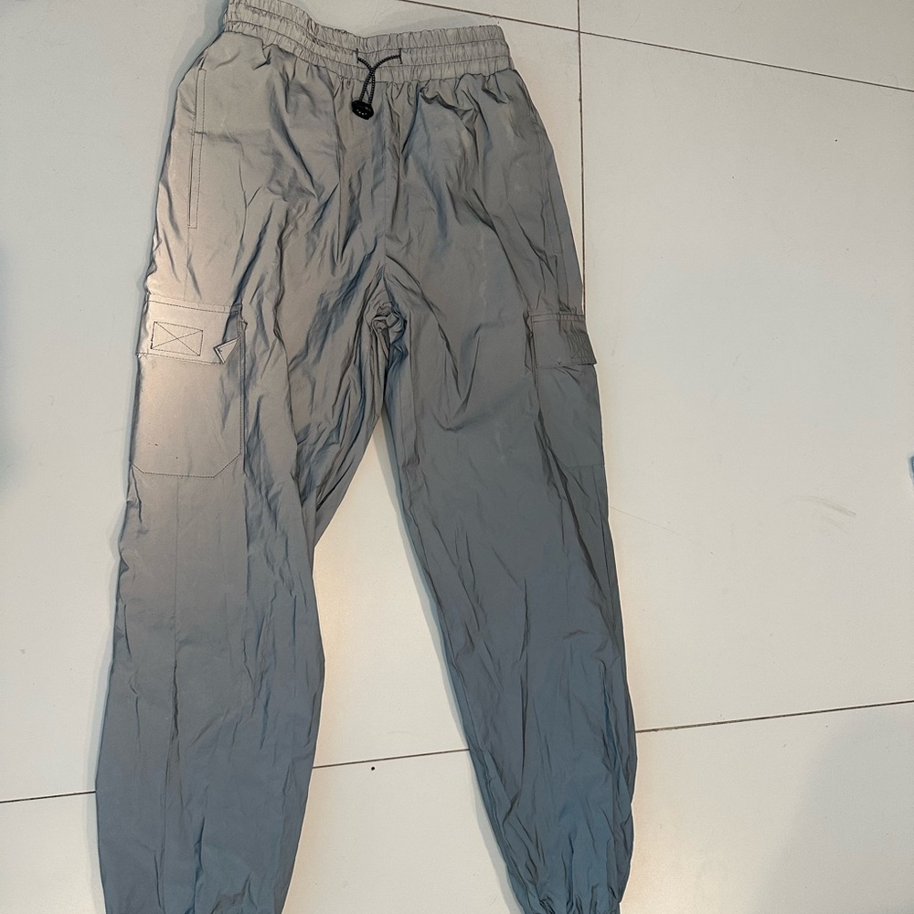Reflective jogger pants